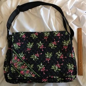 Vera Bradley Quilted Messenger/Computer Bag